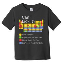 Can I Lick It Funny 100 Days Of School Periodic Table Toddler T-Shirt