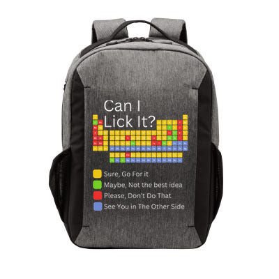 Can I Lick It Funny 100 Days Of School Periodic Table Vector Backpack