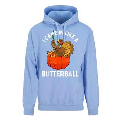 Came In Like A Butterball Funny Thanksgiving Unisex Surf Hoodie