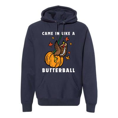 Came In Like A Butterball Premium Hoodie