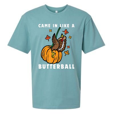 Came In Like A Butterball Sueded Cloud Jersey T-Shirt