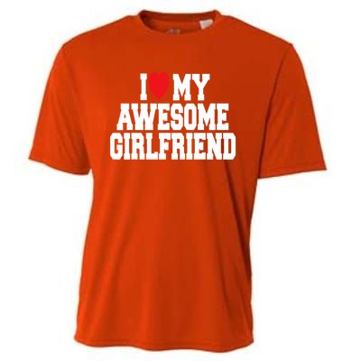 Cute I Love My Awesome Friend Couples Valentines Day Great Gift Cooling Performance Crew T-Shirt