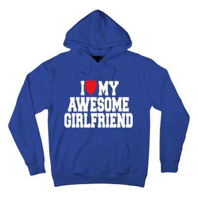 Cute I Love My Awesome Friend Couples Valentines Day Great Gift Hoodie