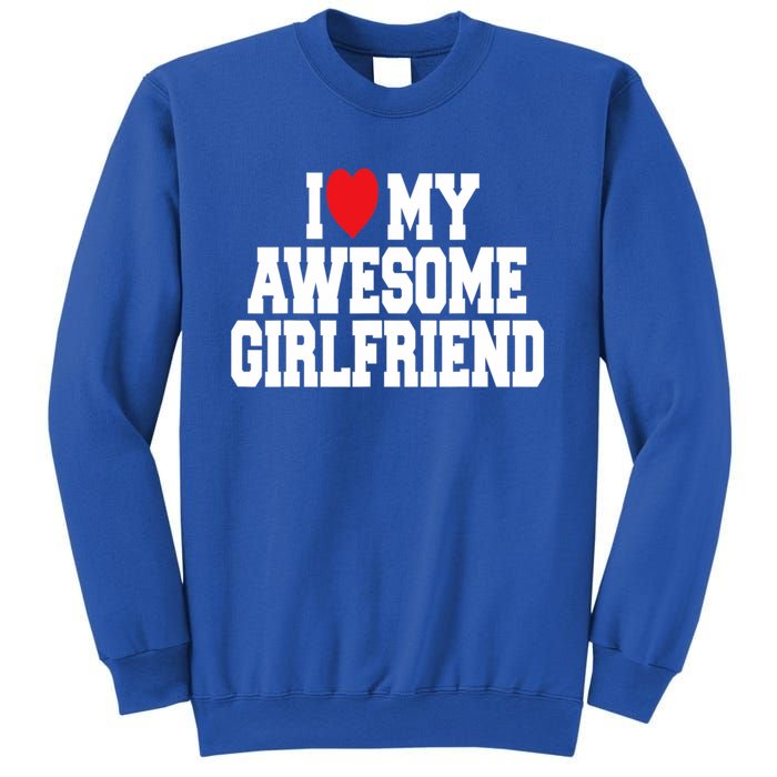 Cute I Love My Awesome Friend Couples Valentines Day Great Gift Sweatshirt