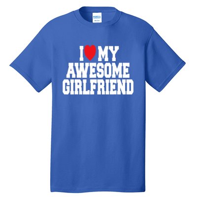 Cute I Love My Awesome Friend Couples Valentines Day Great Gift Tall T-Shirt