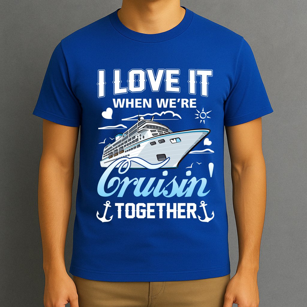 Cruise I Love When We're Cruisin' Together Family Cruising Gift T-Shirt