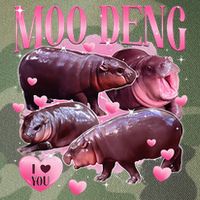 Cute I Love Moo Deng Baby Hippo Moo Deng I Heart Moo Deng Legacy Tie Dye Trucker Hat
