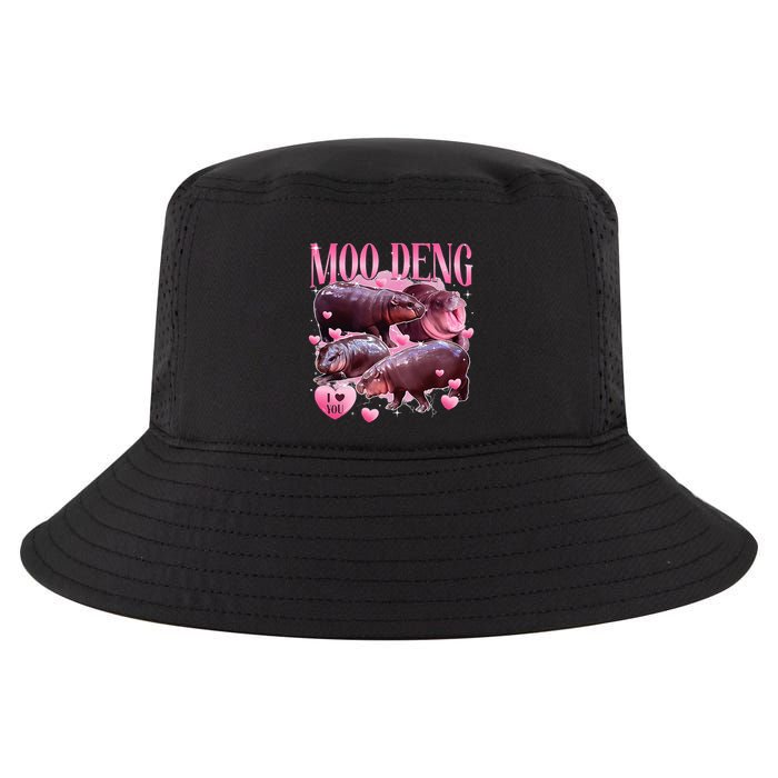 Cute I Love Moo Deng Baby Hippo Moo Deng I Heart Moo Deng Cool Comfort Performance Bucket Hat