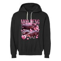 Cute I Love Moo Deng Baby Hippo Moo Deng I Heart Moo Deng Garment-Dyed Fleece Hoodie