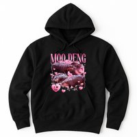 Cute I Love Moo Deng Baby Hippo Moo Deng I Heart Moo Deng Hoodie
