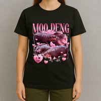 Cute I Love Moo Deng Baby Hippo Moo Deng I Heart Moo Deng T-Shirt