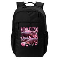 Cute I Love Moo Deng Baby Hippo Moo Deng I Heart Moo Deng Backpack