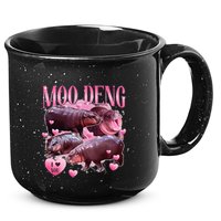 Cute I Love Moo Deng Baby Hippo Moo Deng I Heart Moo Deng 15oz Campfire Ceramic Mug