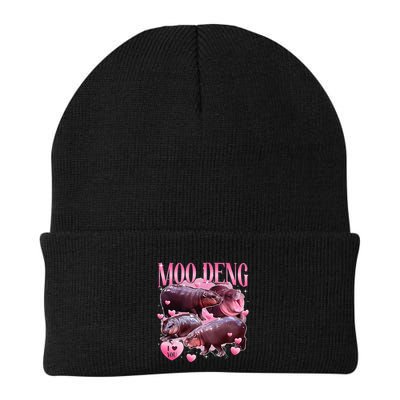Cute I Love Moo Deng Baby Hippo Moo Deng I Heart Moo Deng Beanie