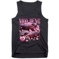 Cute I Love Moo Deng Baby Hippo Moo Deng I Heart Moo Deng Tank Top