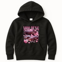 Cute I Love Moo Deng Baby Hippo Moo Deng I Heart Moo Deng Kids Hoodie