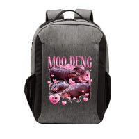 Cute I Love Moo Deng Baby Hippo Moo Deng I Heart Moo Deng Vector Backpack