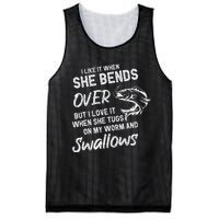 Cute I Like It When She Bends Over Fishing Gifts For Mesh Reversible Basketball Jersey Tank