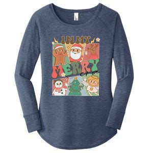 Christmas In My Merry Era Women's Perfect Tri Tunic Long Sleeve Shirt