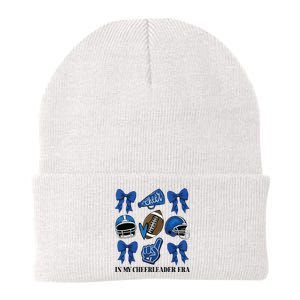 Cheer In My Cheerleader Era Cheer Coquette Football Knit Cap Winter Beanie