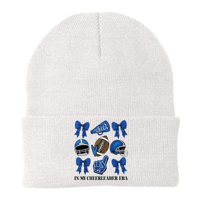 Cheer In My Cheerleader Era Cheer Coquette Football Knit Cap Winter Beanie