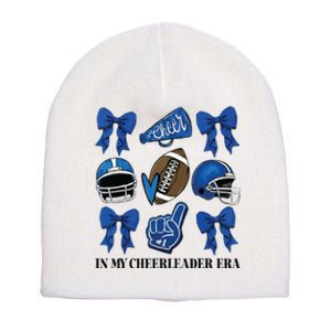 Cheer In My Cheerleader Era Cheer Coquette Football Short Acrylic Beanie