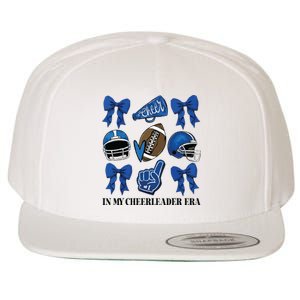 Cheer In My Cheerleader Era Cheer Coquette Football Wool Snapback Cap