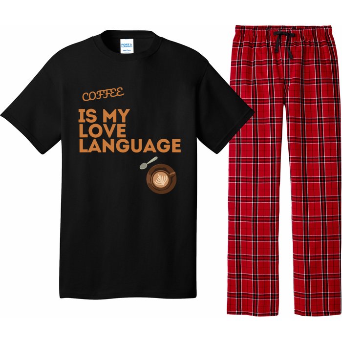 Coffee Is My Love Language Pajama Set