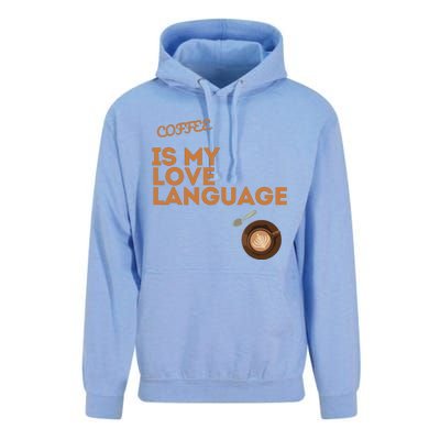 Coffee Is My Love Language Unisex Surf Hoodie