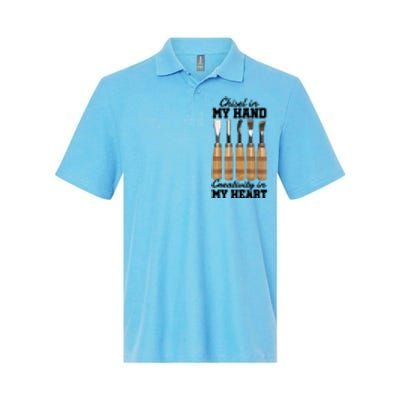 Chisel In My Hand Creativity In My Heart Tool Sculptor Gift Softstyle Adult Sport Polo