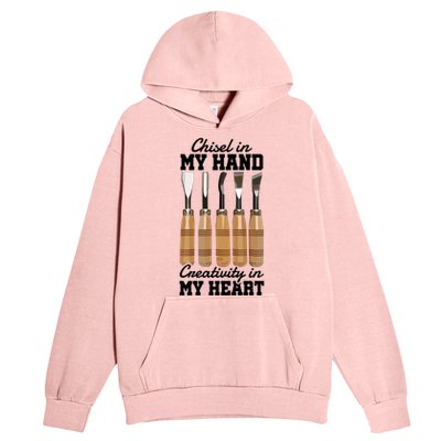 Chisel In My Hand Creativity In My Heart Tool Sculptor Gift Urban Pullover Hoodie