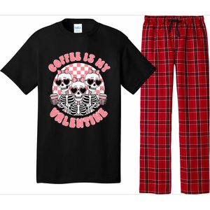 Coffee Is My Valentine Funny Skeleton Pajama Set