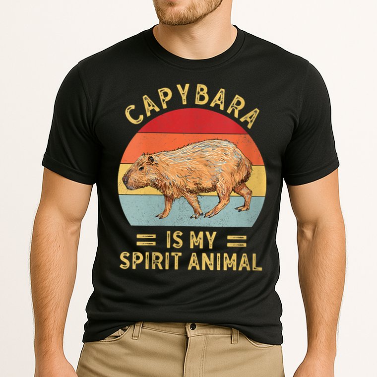 Capybara Is My Spirit Animal Cooling Performance Crew T-Shirt