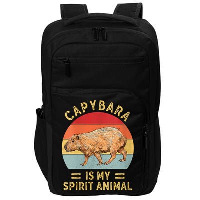 Capybara Is My Spirit Animal Impact Tech Backpack