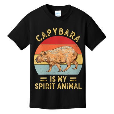 Capybara Is My Spirit Animal Kids T-Shirt