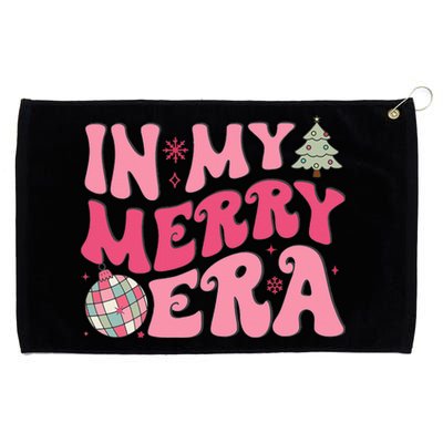 Christmas In My Merry Era Xmas Holiday Christmas  Grommeted Golf Towel