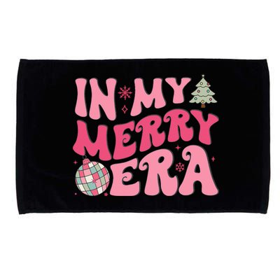 Christmas In My Merry Era Xmas Holiday Christmas  Microfiber Hand Towel