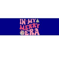 Christmas In My Merry Era Xmas Holiday Christmas  Bumper Sticker