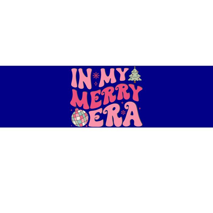 Christmas In My Merry Era Xmas Holiday Christmas  Bumper Sticker