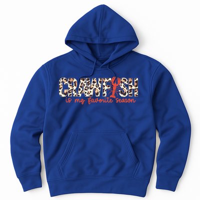Crawfish Is My Favorite Season Cajun Leopard Lobster Gift Hoodie