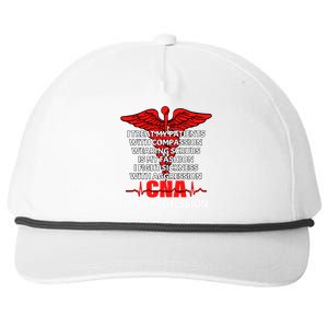 Cna Is My Profession Certified Nursing Assistant Nursing Gift Snapback Five-Panel Rope Hat