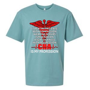 Cna Is My Profession Certified Nursing Assistant Nursing Gift Sueded Cloud Jersey T-Shirt