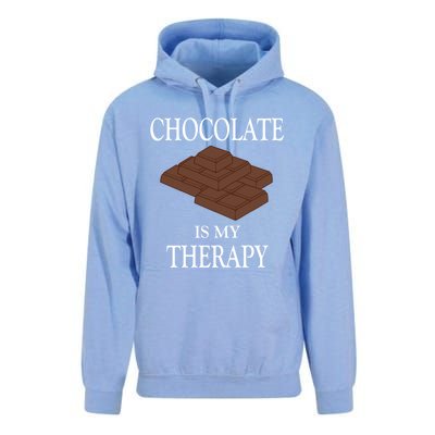 Chocolate Is My Therapy Sweets Chocolatier Cute Gift Unisex Surf Hoodie