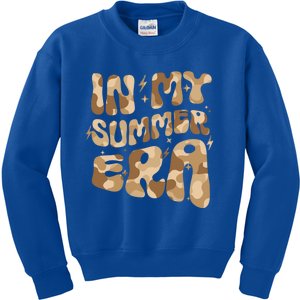 Camo In My Summer Era Funny Last Day Of School Gift Kids Sweatshirt