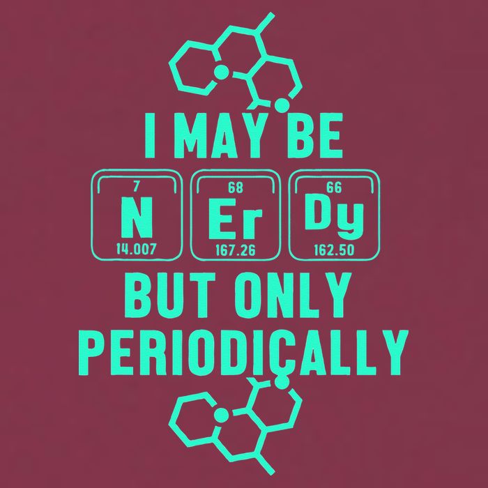 Chemistry I May Be Nerd But Only Periodically Geek 16oz Travel Tumbler