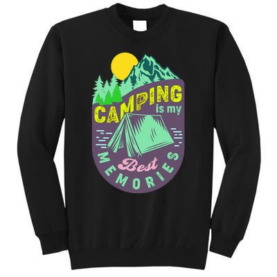 Camping is my best memories Campers RV Camping Lovers Sweatshirt