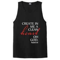 Create in Me a Clean Heart Oh God, Psalm 51 10 PosiCharge Competitor Tank