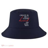 Create in Me a Clean Heart Oh God, Psalm 51 10 Cool Comfort Performance Bucket Hat