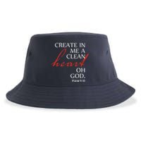 Create in Me a Clean Heart Oh God, Psalm 51 10 Sustainable Bucket Hat