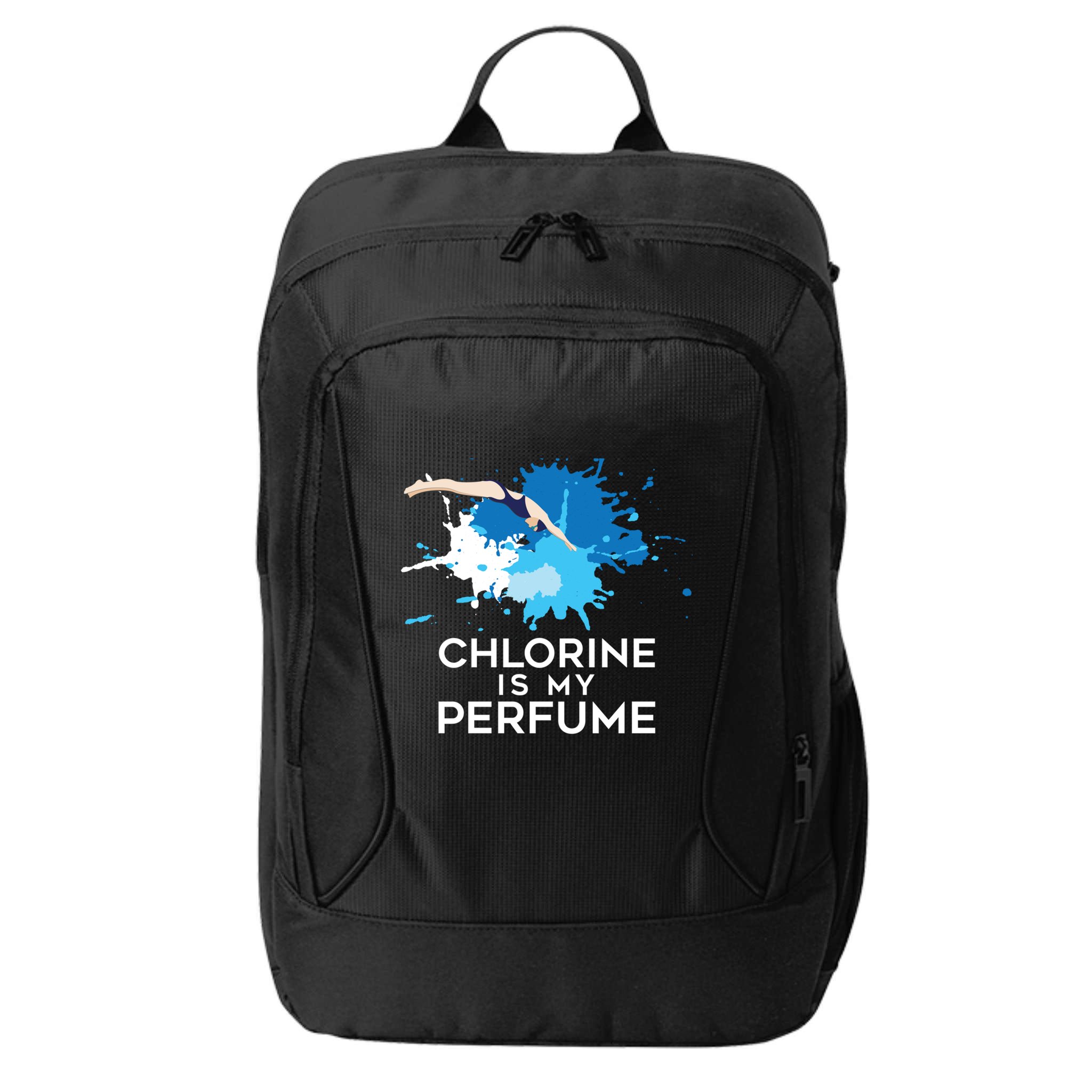 Chlorine Is My Perfume Swimming Great Gift City Backpack